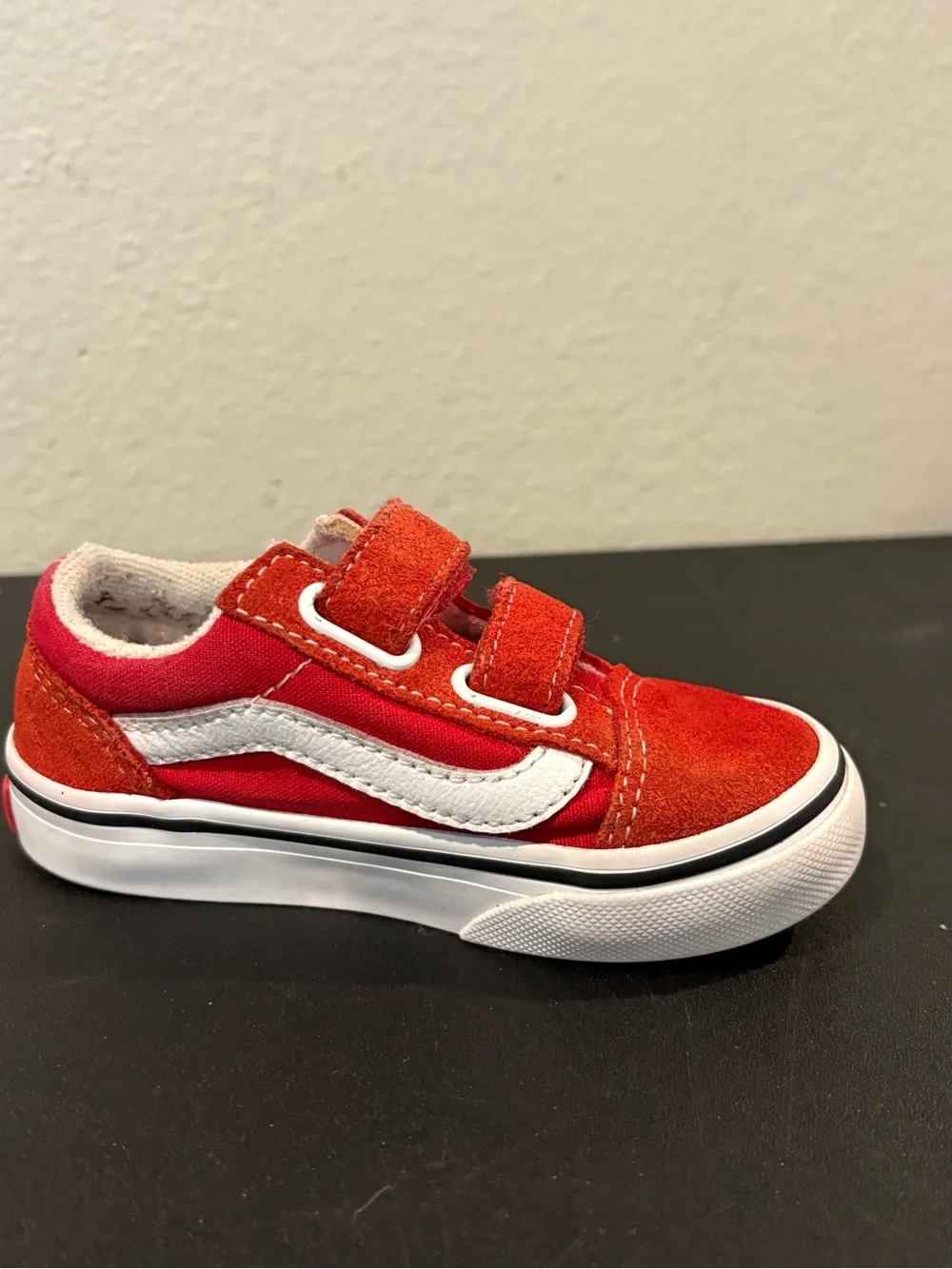 Vans Toddler Size 6.5 Red Classic Canvas Skate Shoes Sneakers Unisex (508731)